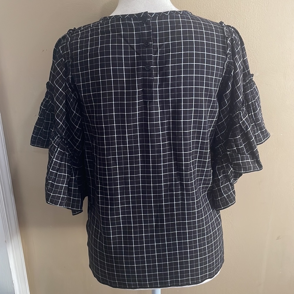 Loft Double Ruffle Top - Picture 8 of 9
